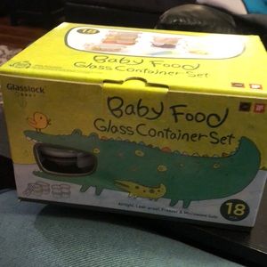 Glass lock baby food containers!